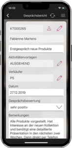 Digitale Gesprächsberichte