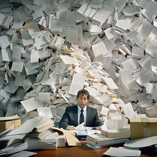 pile of paper